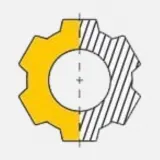 TES (Test və Mühəndislik Xidmətləri) şirkəti logo